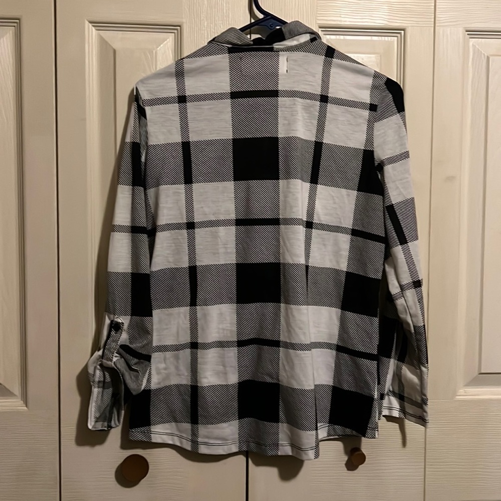 Black and white flannel